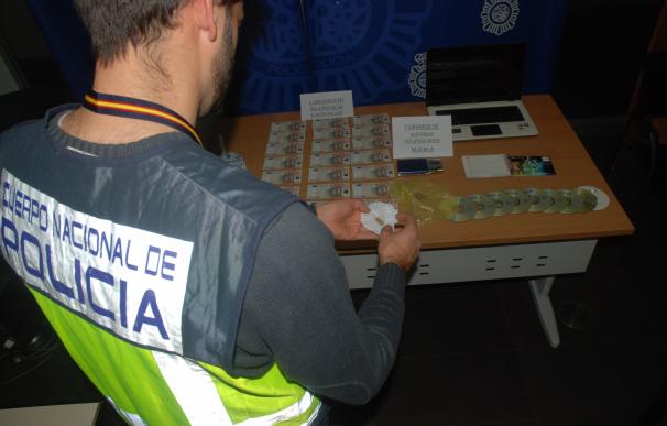 Desarticulado un grupo delictivo dedicado a la falsificación de billetes de 50 euros