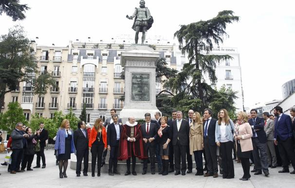 El Congreso rinde homenaje a Cervantes entre críticas por la falta de acuerdo de Gobierno y el tratamiento a la cultura