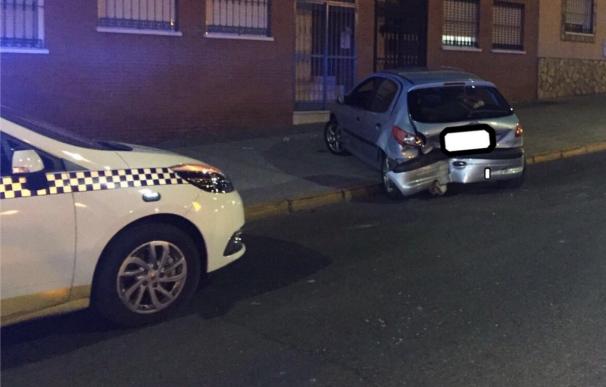 Dos conductores ebrios provocan sendos accidentes este fin de semana en Badajoz y se dan a la fuga