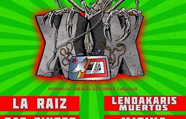 La Raíz, Lendakaris Muertos, Rat-Zinger y Desastre, en el Rebujas Rock