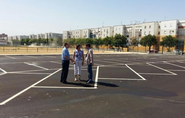 El Centro Deportivo Polígono Sur inaugura nuevo aparcamiento de 70 plazas tras una inversión de 47.000 euros