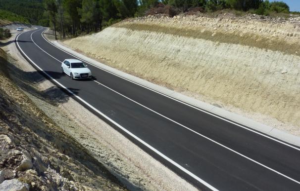 La DPZ termina el arreglo de la carretera CV-624 entre Valmadrid y La Puebla de Albortón