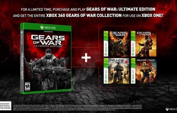 Gears of War: Ultimate Edition te regalará la saga Gears of War para jugar en Xbox One