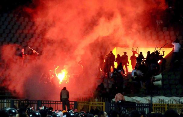 Los ultras incendian el Club de la Policía y la Federación Egipcia de Fútbol