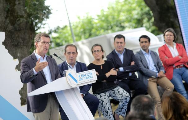 Feijóo repite que no quiere para Galicia "líos ni partidos liados" sino mantener "la excepción de la estabilidad"