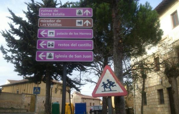 La Diputación de Palencia destinará 22.000 euros a mejorar la señalización turística de 19 municipios