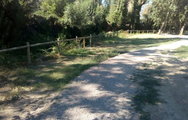 Los trabajos de acondicionamiento en el entorno del río Isuela en Huesca han concluido