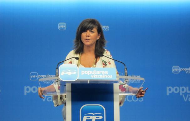Llanos dice que Euskadi necesita un PP "fuerte" que impida "una desconexión" de España en la próxima legislatura