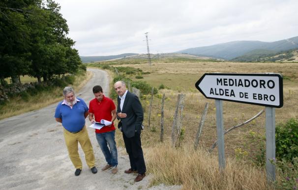 Concluida la mejora de la carretera de Bustidoño a Aldea de Ebro