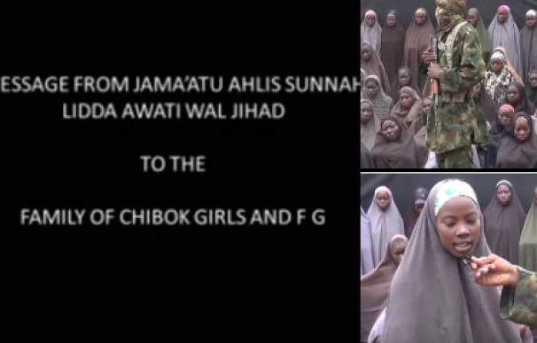 Boko Haram vuelve a mostrar en un vídeo a varias de la niñas de Chibok