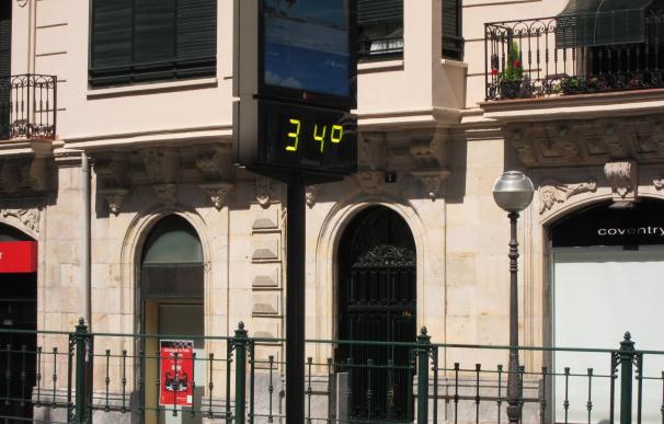 Activado el aviso amarillo para este domingo por temperaturas altas extremas en el interior de Euskadi