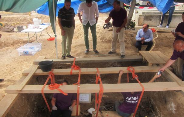 La ARMH encuentra hasta la fecha 132 cuerpos en las labores de excavación del cementerio de El Carmen de Valladolid