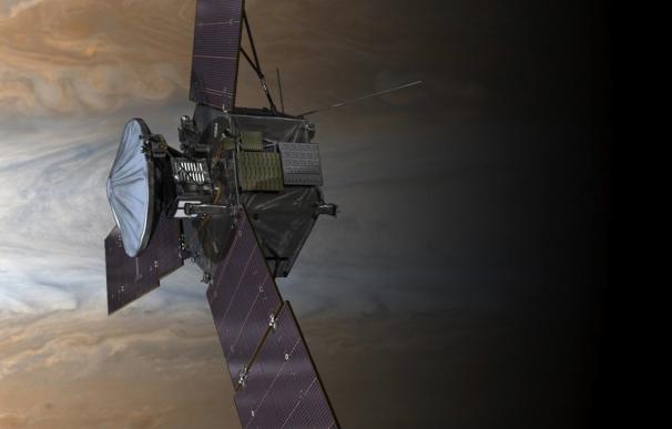La nave espacial Juno hará mañana su mayor aproximación a Júpiter hasta el momento