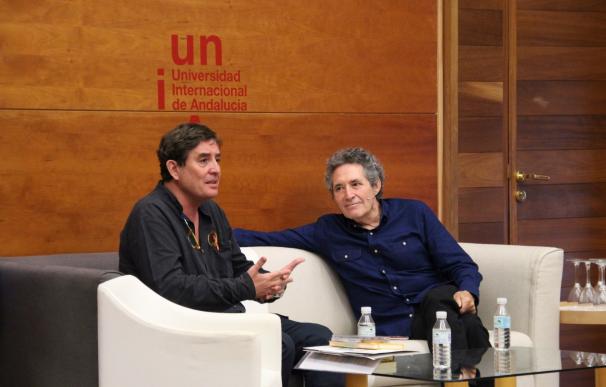 Luis García Montero y Miguel Ríos inauguran la segunda fase de los cursos de verano de la UNIA