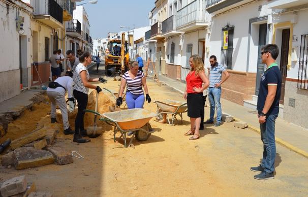 Invierten casi 200.000 euros en las obras de la red de saneamiento de San Juan para evitar inundaciones