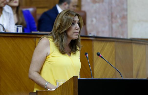 Susana Díaz reprocha a Teresa Rodríguez su "visceralidad antisocialista" y le pregunta qué hace realmente por Andalucía