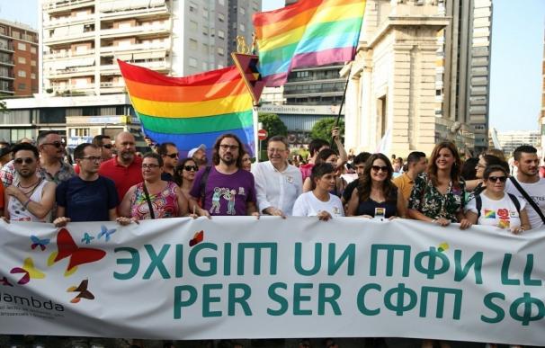 Puig y Oltra, orgullosos de la tolerancia de los valencianos con el colectivo LGTBi