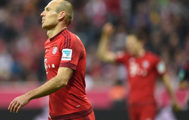 Robben volvió a marcar para el Bayern de Múnich. / AFP