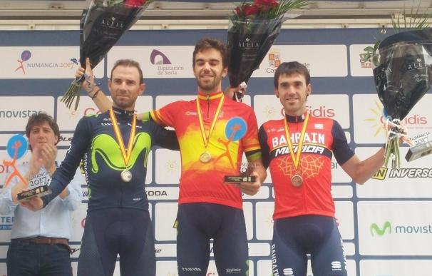 Jesús Herrada se proclama en campeón de España en ruta por delante de Valverde