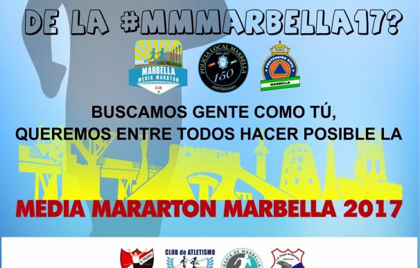 El Ayuntamiento de Marbella emprende una campaña de captación de voluntarios para la Media Maratón