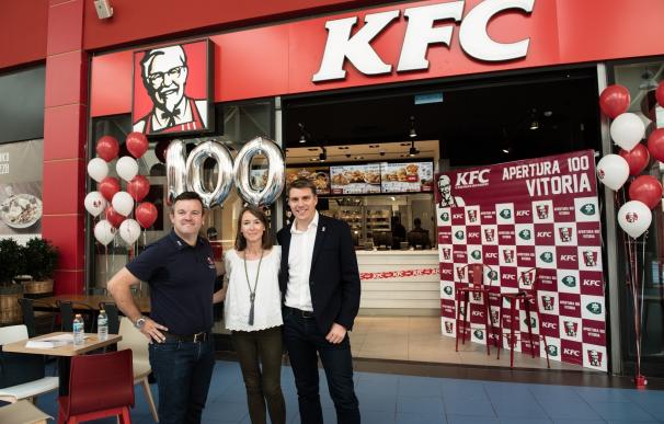 KFC invertirá 90 millones para alcanzar los 200 restaurantes en España en tres años