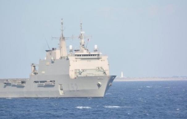 El buque de asalto anfibio 'Castilla' recibirá el sábado en Santander la Bandera de Combate
