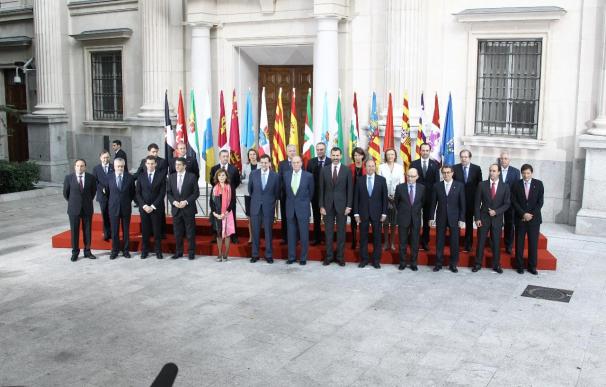 Foto de familia de la última Conferencia de Presidentes celebrada en Madrid.