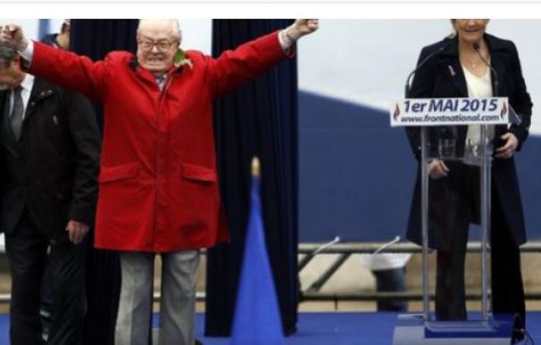 Jean Marie Le Pen, en un acto del partido.