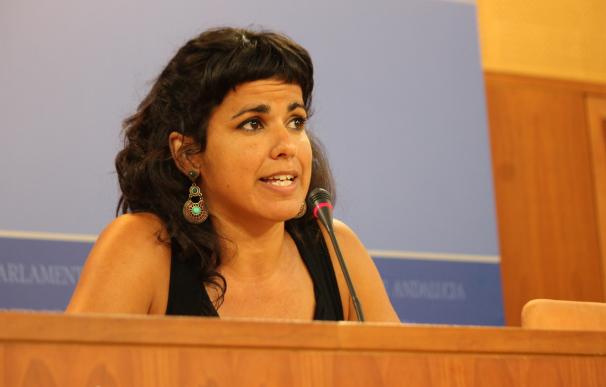 Teresa Rodríguez saluda la apertura "democrática" de los procesos asamblarios de Podemos gracias a Echenique