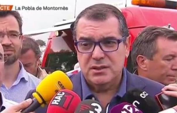 El incendio de La Pobla de Montornès (Tarragona) podría ser provocado, según la Generalitat