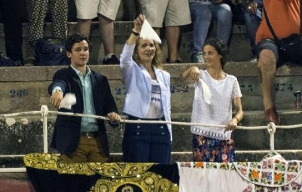 Mallorca Sense Sang censura que la Infanta Elena acudiera a una corrida de toros en Palma con su hija menor de edad