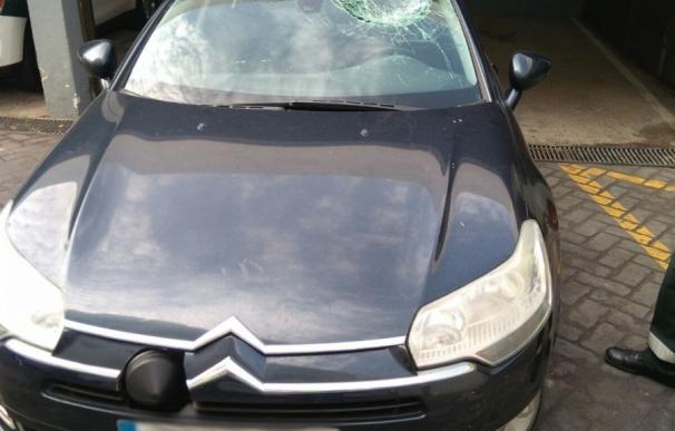 Apedrean el coche de un agente de la Guardia Civil en Tenerife