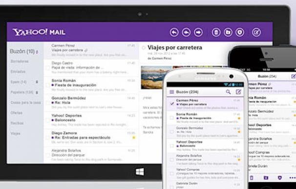 Yahoo! rediseña su correo electrónico