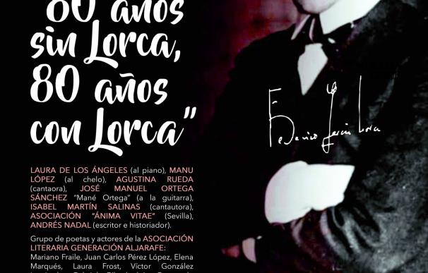 Homenaje a García Lorca el próximo 18 de agosto en el parque Rafael de Cózar de Bormujos