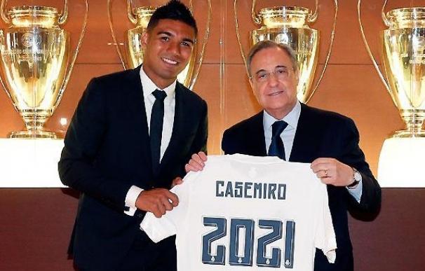 El Real Madrid renueva a Casemiro hasta 2021