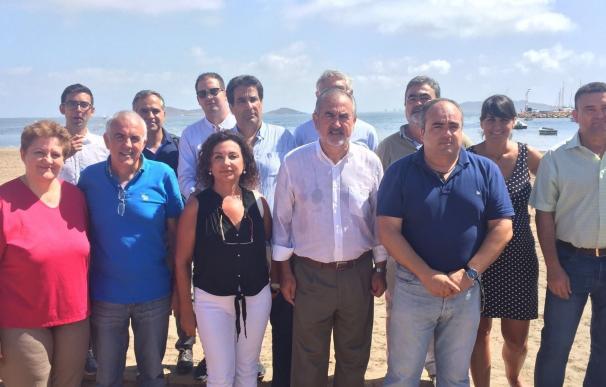 El PSOE planifica una batería de medidas para la regeneración del Mar Menor