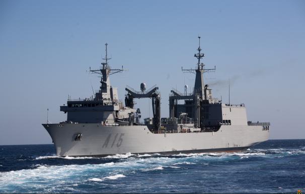 Abordaje de la Armada española a un mercante sospechoso de llevar armas