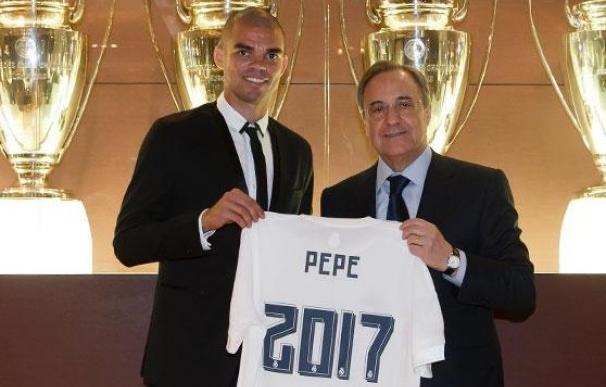 Pepe renueva con el Real Madrid hasta 2017