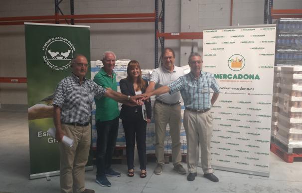 Mercadona entrega 8.000 kilos de productos a la Federación de Bancos de Alimentos de Euskadi