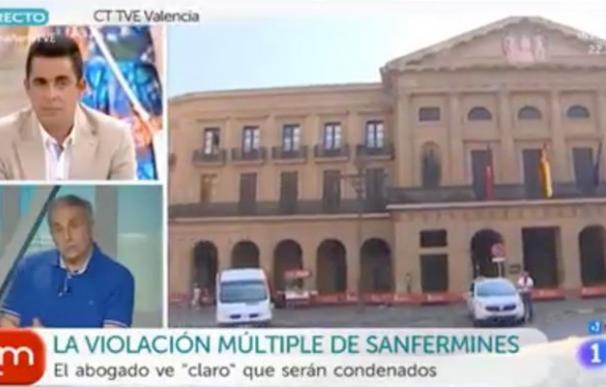 Un tertuliano de TVE, objeto de polémica por decir que la víctima de la violación múltiple de San Fermín cometió un "error ingenuo"