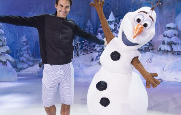 Roger Federer hace una parada en Disneyland París para refrescarse