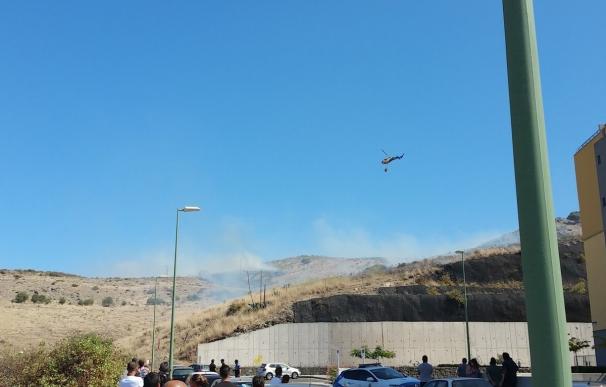 Declarado un incendio en la montaña de San Gregorio, en Las Palmas de Gran Canaria