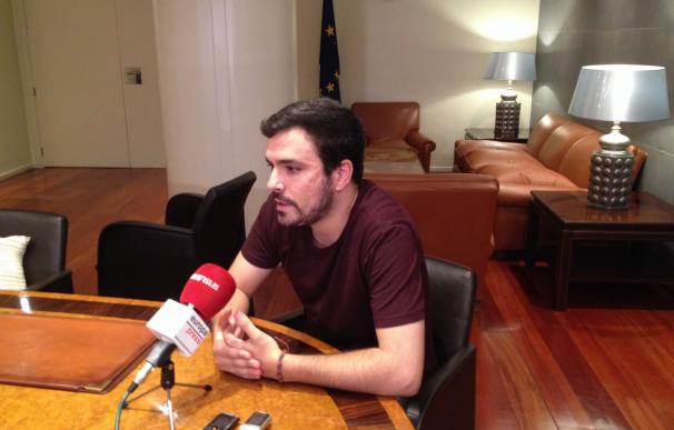 Garzón dice que Sánchez tiene "el deber" de empezar a buscar un Gobierno de izquierdas sin esperar a que Rajoy fracase