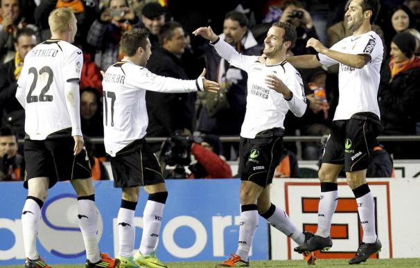 2-0. Los goles de Soldado marcaron la diferencia del Valencia con el Málaga