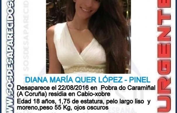 Buscan con perros de rastreo a la joven desaparecida en A Pobra (A Coruña)