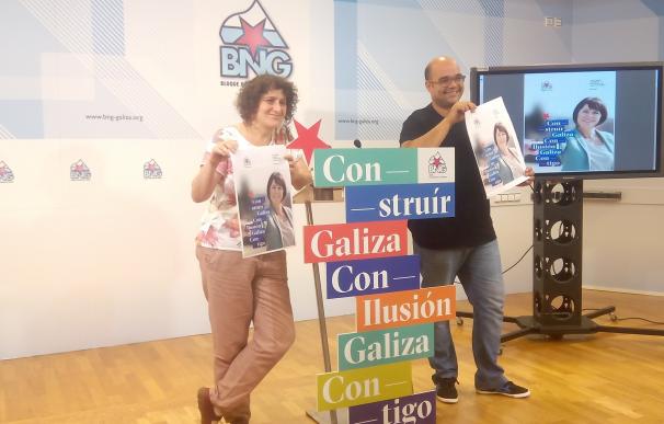 'Construír Galiza con ilusión, Galiza contigo', lema del BNG para una campaña centrada en "abrir un tiempo nuevo"