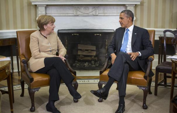 Obama y Merkel ven inaceptable la intervención rusa en Ucrania sin el permiso de Kiev
