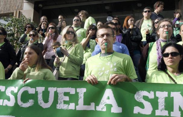 Nueva jornada de protestas en toda España contra la reforma educativa