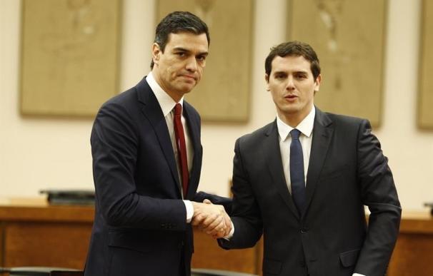 Sánchez y Rivera se reúnen para reafirmar que su acuerdo es la base de las negociaciones