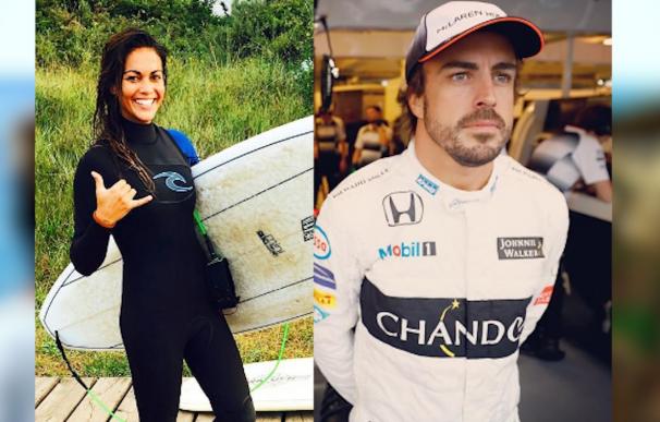 El verano diferente de Fernando Alonso y Lara Álvarez